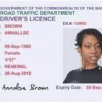 Real ID card of Bahamas
