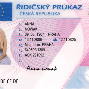 Buy Real Driving License of Czech Republic