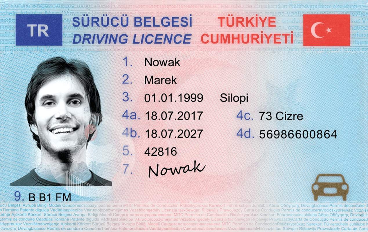 Buy Real Driving License of Turkey