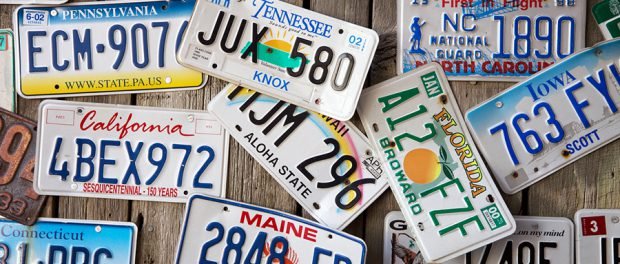 Buy unregistered license plate