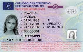 Buy Fake Driver’s License of Lithuania